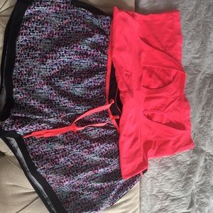Fabletics tank and shorts